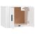 Dulap TV cu montaj pe perete, alb, 57x34,5x40 cm GartenMobel Dekor