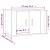 Dulap TV montat pe perete, alb extralucios, 57x34,5x40 cm GartenMobel Dekor