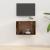 Dulap TV montat pe perete, stejar fumuriu, 57x34,5x40 cm GartenMobel Dekor