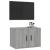 Dulap TV montat pe perete, gri sonoma, 57x34,5x40 cm GartenMobel Dekor