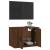 Dulap TV montat pe perete, stejar maro, 57x34,5x40 cm GartenMobel Dekor