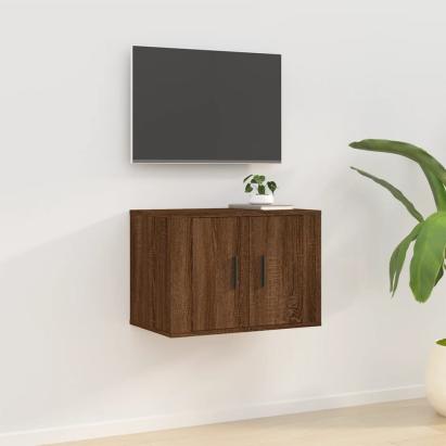 Dulap TV montat pe perete, stejar maro, 57x34,5x40 cm GartenMobel Dekor