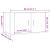 Dulap TV montat pe perete, gri beton, 80x34,5x40 cm GartenMobel Dekor