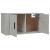 Dulap TV montat pe perete, gri beton, 80x34,5x40 cm GartenMobel Dekor