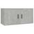 Dulap TV montat pe perete, gri beton, 80x34,5x40 cm GartenMobel Dekor