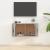 Dulap TV montat pe perete, gri beton, 80x34,5x40 cm GartenMobel Dekor