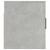 Dulap TV montat pe perete, gri beton, 80x34,5x40 cm GartenMobel Dekor