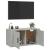 Dulap TV montat pe perete, gri beton, 80x34,5x40 cm GartenMobel Dekor