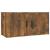 Dulap TV montat pe perete, stejar fumuriu, 80x34,5x40 cm GartenMobel Dekor