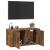 Dulap TV montat pe perete, stejar fumuriu, 80x34,5x40 cm GartenMobel Dekor