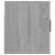 Dulap TV montat pe perete, gri sonoma, 80x34,5x40 cm GartenMobel Dekor