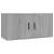 Dulap TV montat pe perete, gri sonoma, 80x34,5x40 cm GartenMobel Dekor