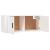 Dulap TV montat pe perete, alb, 100x34,5x40 cm GartenMobel Dekor