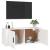 Dulap TV montat pe perete, alb, 100x34,5x40 cm GartenMobel Dekor