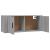 Dulap TV montat pe perete, gri sonoma, 100x34,5x40 cm GartenMobel Dekor