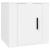Dulap TV montat pe perete, alb, 40x34,5x40 cm GartenMobel Dekor