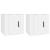 Dulapuri TV montate pe perete, 2 buc., alb, 40x34,5x40 cm GartenMobel Dekor