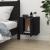 Dulap TV montat pe perete, negru, 40x34,5x40 cm GartenMobel Dekor