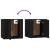 Dulapuri TV montate pe perete, 2 buc., negru, 40x34,5x40 cm GartenMobel Dekor