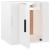 Dulap TV montat pe perete, alb extralucios, 40x34,5x40 cm GartenMobel Dekor