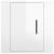 Dulap TV montat pe perete, alb extralucios, 40x34,5x40 cm GartenMobel Dekor