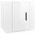 Dulap TV montat pe perete, alb extralucios, 40x34,5x40 cm GartenMobel Dekor