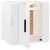 Dulapuri TV montate perete 2 buc. alb extralucios 40x34,5x40 cm GartenMobel Dekor