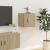 Dulap TV montat pe perete, stejar sonoma, 40x34,5x40 cm GartenMobel Dekor