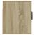 Dulap TV montat pe perete, stejar sonoma, 40x34,5x40 cm GartenMobel Dekor