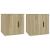 Dulapuri TV montate pe perete 2 buc stejar sonoma 40x34,5x40 cm GartenMobel Dekor