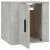 Dulap TV montat pe perete, gri beton, 40x34,5x40 cm GartenMobel Dekor