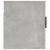 Dulap TV montat pe perete, gri beton, 40x34,5x40 cm GartenMobel Dekor