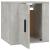 Dulapuri TV montate pe perete, 2 buc., gri beton, 40x34,5x40 cm GartenMobel Dekor