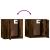 Dulap TV montat pe perete, stejar fumuriu, 40x34,5x40 cm GartenMobel Dekor