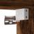 Dulap TV montat pe perete, stejar fumuriu, 40x34,5x40 cm GartenMobel Dekor