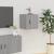 Dulap TV montat pe perete, gri sonoma, 40x34,5x40 cm GartenMobel Dekor