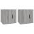 Dulapuri TV montate pe perete 2 buc. gri sonoma 40x34,5x40 cm GartenMobel Dekor