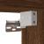 Dulap TV montat pe perete, stejar maro, 40x34,5x40 cm GartenMobel Dekor