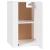 Dulapuri TV montate pe perete, 2 buc., alb, 40x34,5x60 cm GartenMobel Dekor