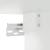 Dulapuri TV montate pe perete, 2 buc., alb, 40x34,5x60 cm GartenMobel Dekor