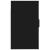 Dulap TV montat pe perete, negru, 40x34,5x60 cm GartenMobel Dekor