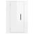 Dulapuri TV montaj perete 2 buc. alb extralucios 40x34,5x60 cm GartenMobel Dekor