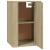 Dulap TV montat pe perete, stejar sonoma, 40x34,5x60 cm GartenMobel Dekor