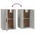 Dulap TV montat pe perete, gri beton, 40x34,5x60 cm GartenMobel Dekor