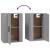Dulapuri TV montate pe perete 2 buc. gri sonoma 40x34,5x60 cm GartenMobel Dekor
