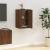 Dulap TV montat pe perete, stejar maro, 40x34,5x60 cm GartenMobel Dekor