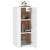Dulap TV montat pe perete, alb, 40x34,5x80 cm GartenMobel Dekor