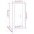 Dulap TV montat pe perete, alb, 40x34,5x80 cm GartenMobel Dekor