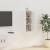 Dulap TV montat pe perete, alb extralucios, 40x34,5x80 cm GartenMobel Dekor