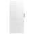 Dulap TV montat pe perete, alb extralucios, 40x34,5x80 cm GartenMobel Dekor